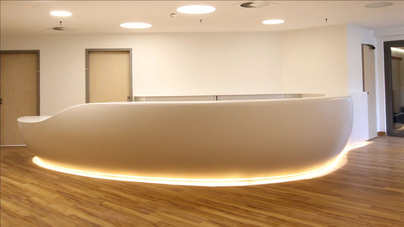 Empfangstheke Augenklinik Sulzbach